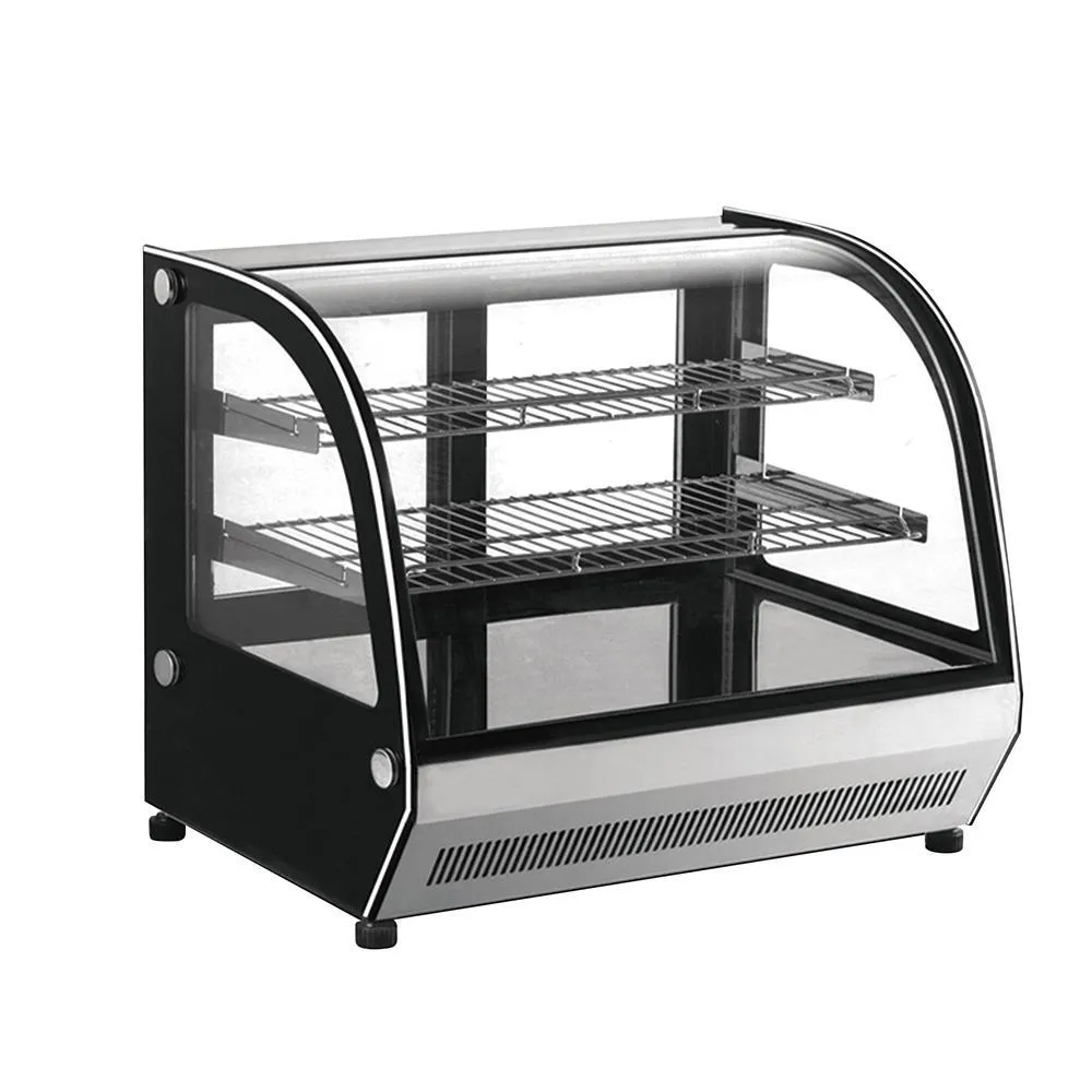 Vitrina Exhibidora Cristal Curvo 190 L 450W 110V Migsa GN-1200CT