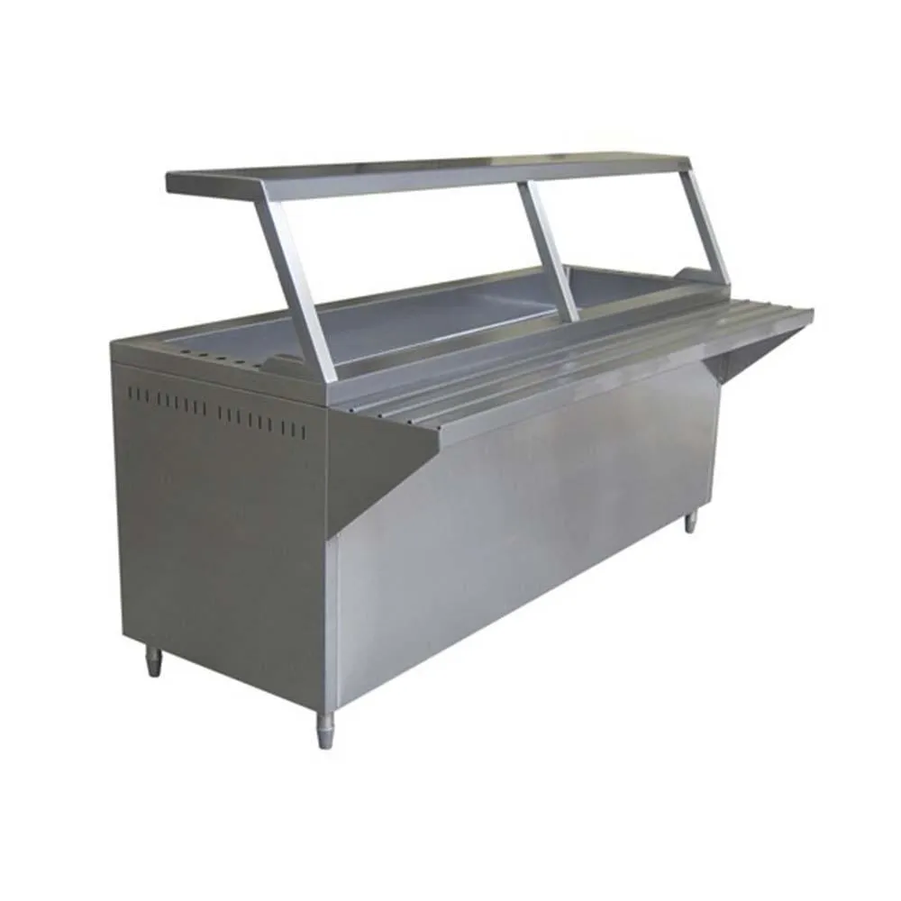 Mesa Caliente Tipo Gabinete Acero Inoxidable 210 Cm Ferro 15422102