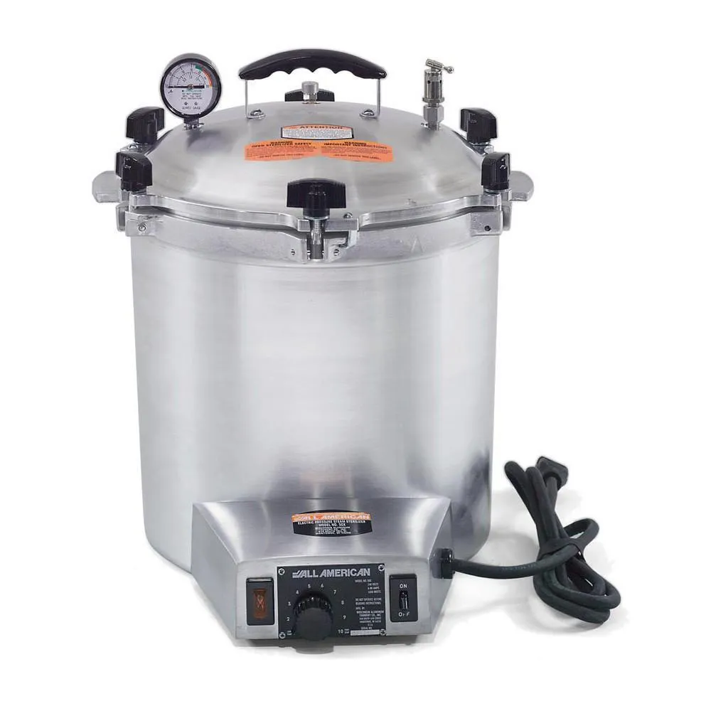 Esterilizador eléctrico de 25 QT 120V Aluminio All American 50X120