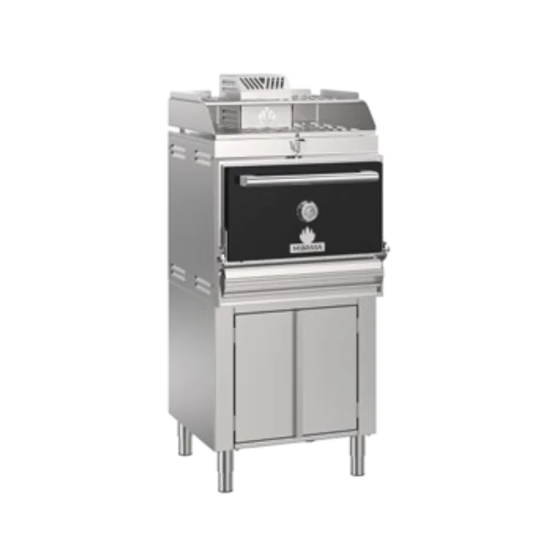 Horno con Armario Bajo y Soporte de Bandejas 75 a 95 Comensales Mibrasa HMBABSB160-VS