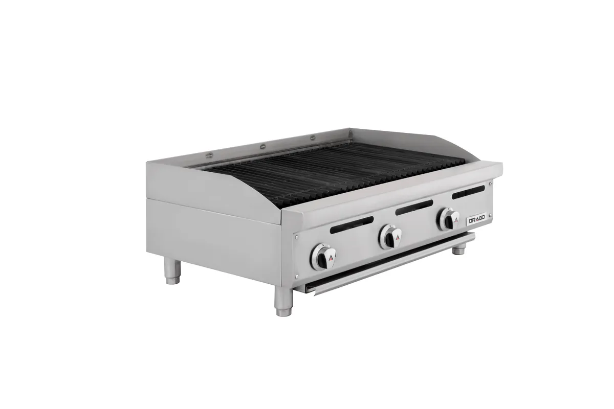 Asador Radiante Gas 3 Quemadores Drago AG-3R