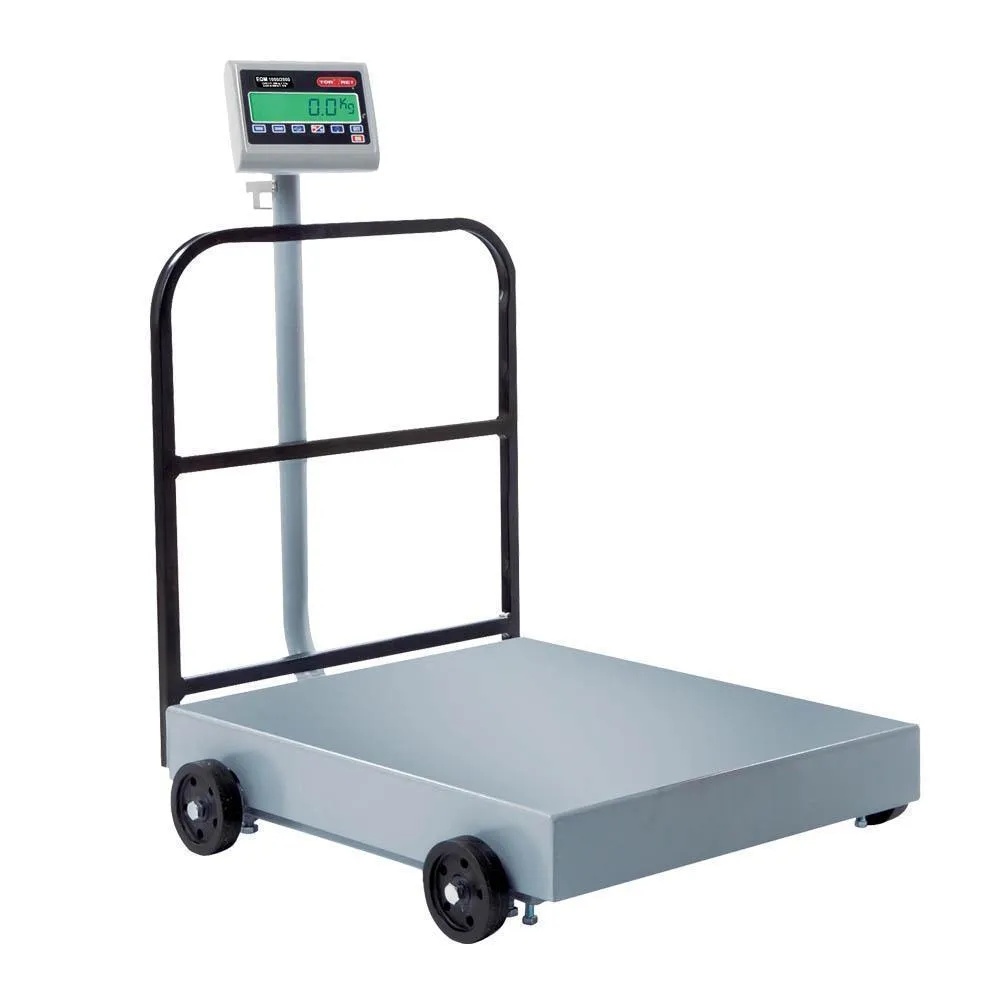 Plataforma de Recibo Movil Uso Rudo, Pesa Kilos y Libras 1,000Kg Torrey EQM1000