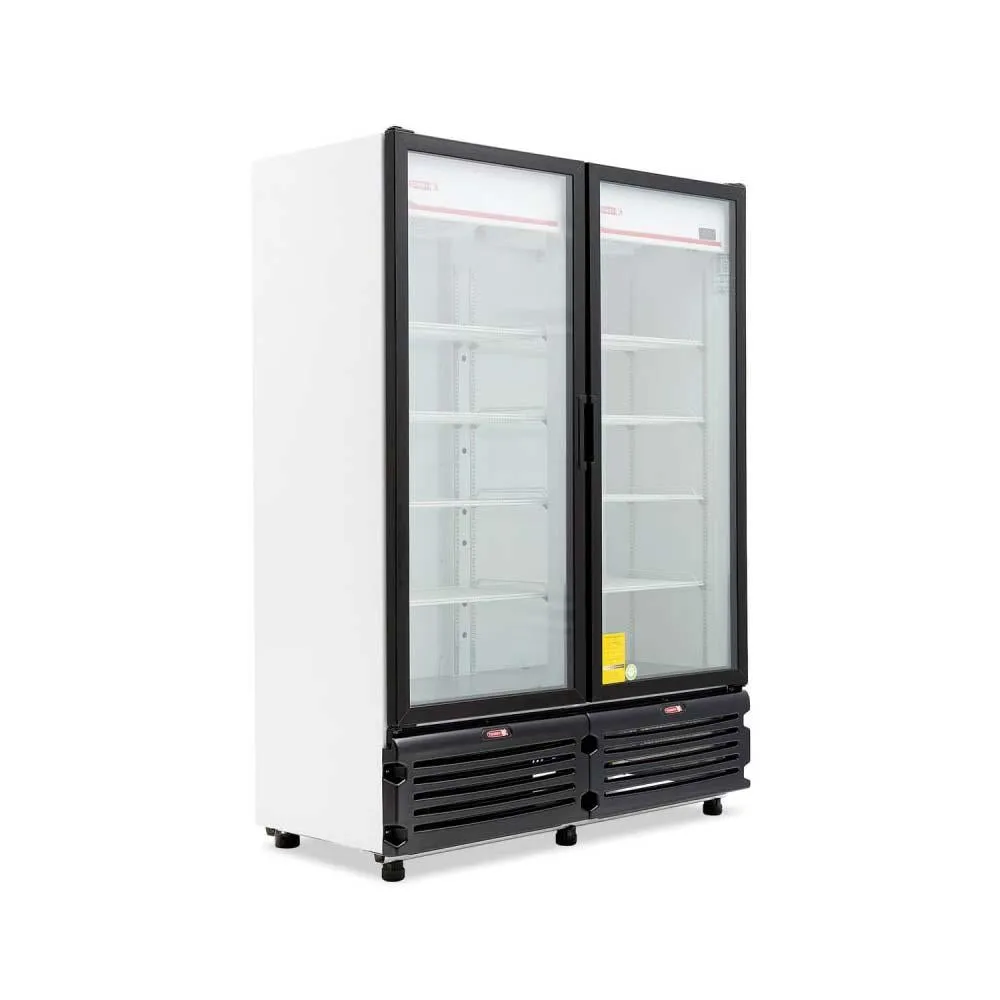Refrigerador Vertical 2 Puertas Cristal 42 Pies Torrey TVC42-2P