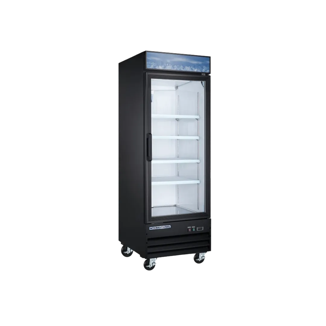 Congelador Vertical 1 Puerta de Vidrio 23 Pies INTERNATIONAL INT/CV-1PV-AI