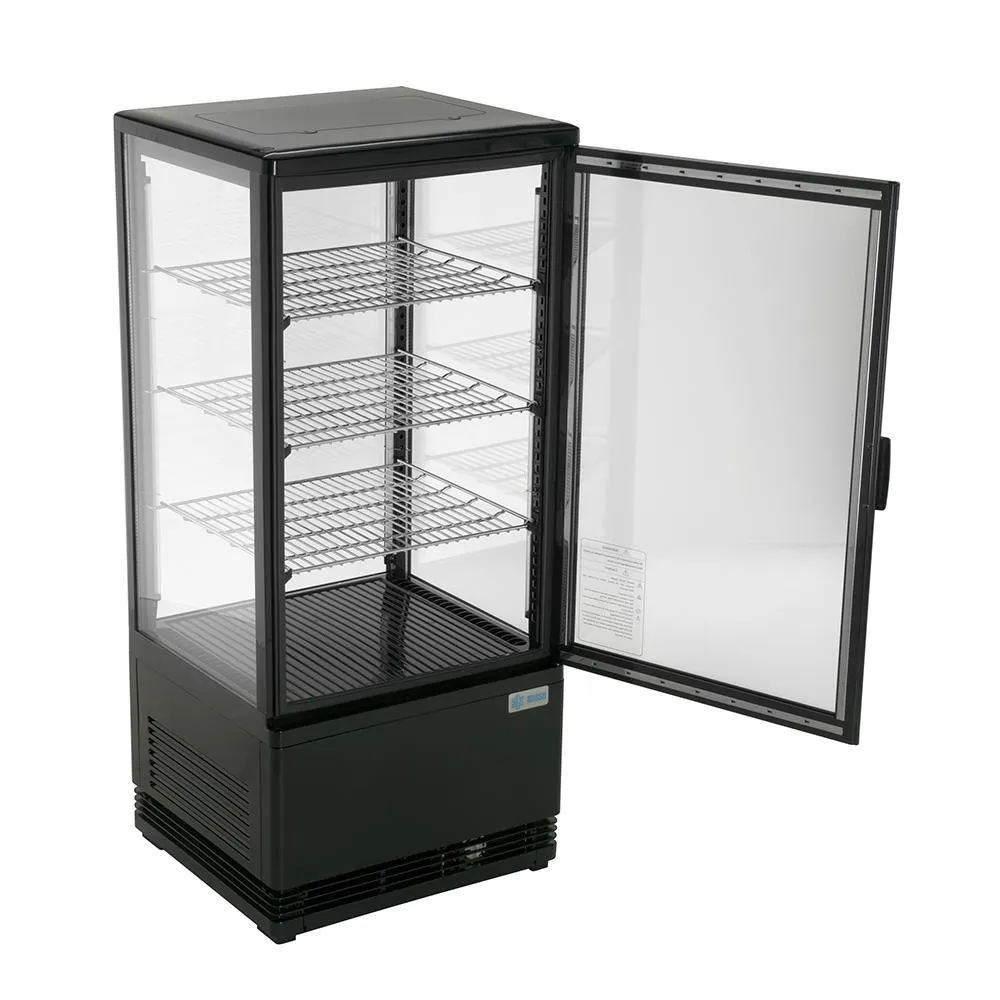 Refrigerador De Exhibicion Panoramico Puerta Recta 78 L 180W 110V Migsa RT-78L