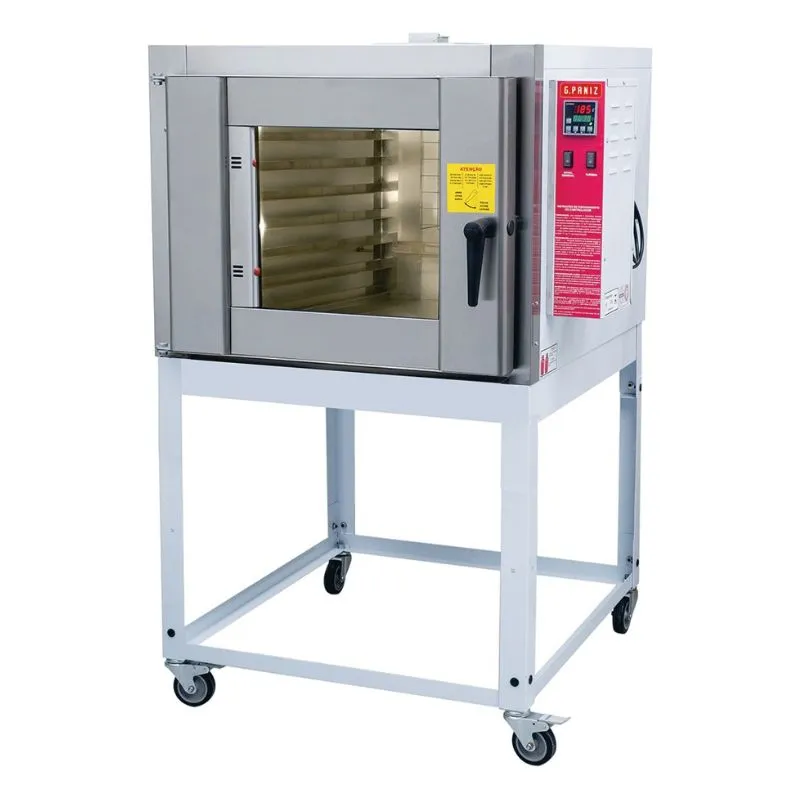 Horno Turbo Electrico Para 5 Charolas Acero Sae 1020 G.Paniz FTE150