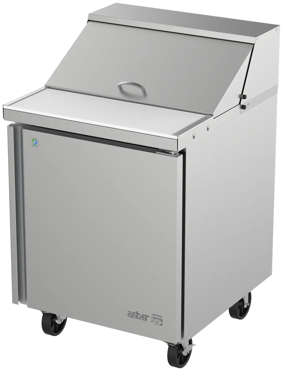 Mesa Refrigerada Para Preparación Ensaladas 1 Puerta Acero Inox 6.9 Pies Asber APTS-27-8 HC