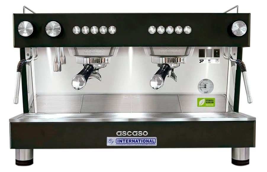 Cafetera Barista T Zero Negra Acero Inoxidable ASCASO BT.99