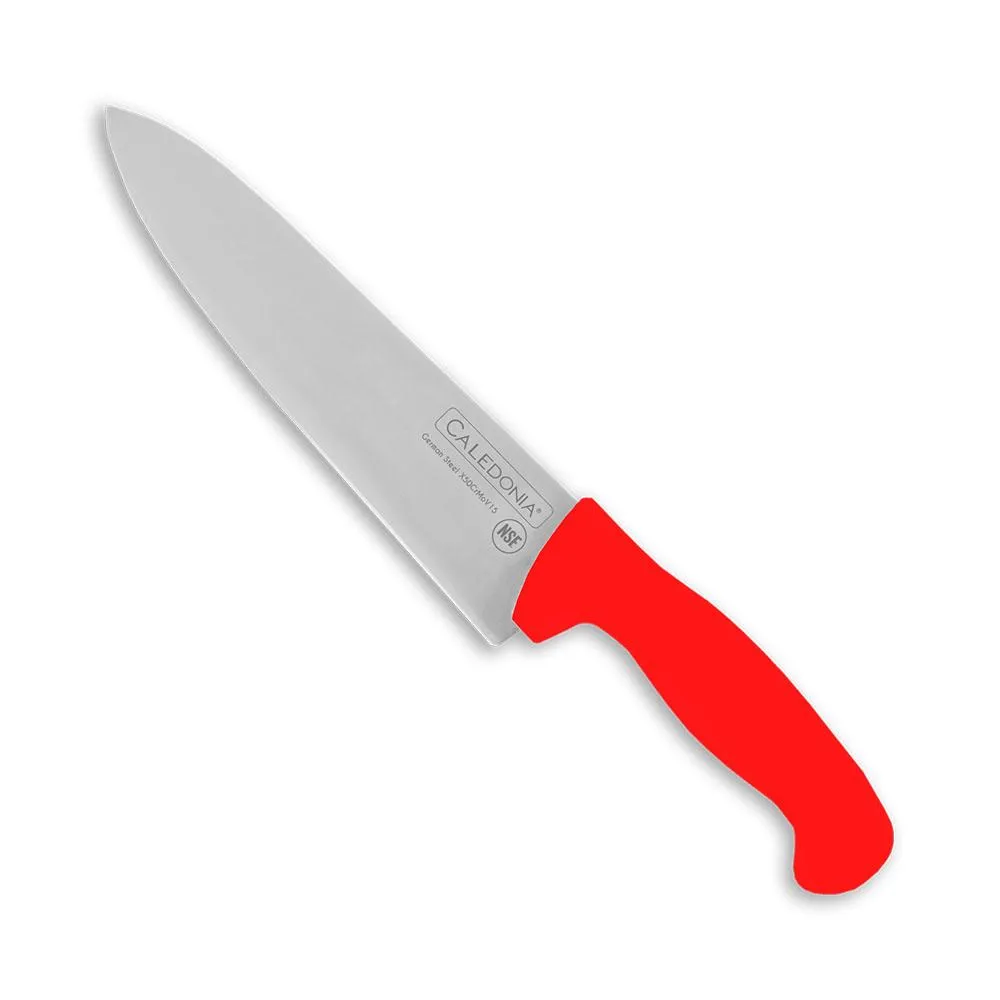 Cuchillo Chef 8" Rojo Caledonia CACHE-8R