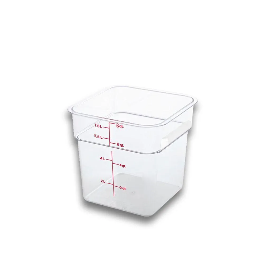 Recipiente Graduado Cuadrado 8 Qt Caledonia REPOCU-8