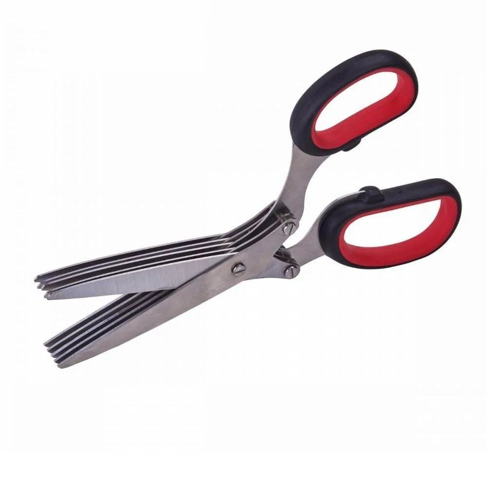 Tijeras para Hierbas Acero Inox 5 Cuchillas Winco KS-05