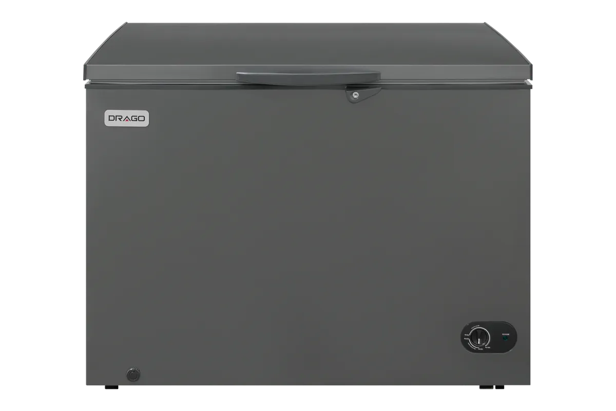 Congelador y Refrigerador Gris 10 Pies Icehaus CTC-10G