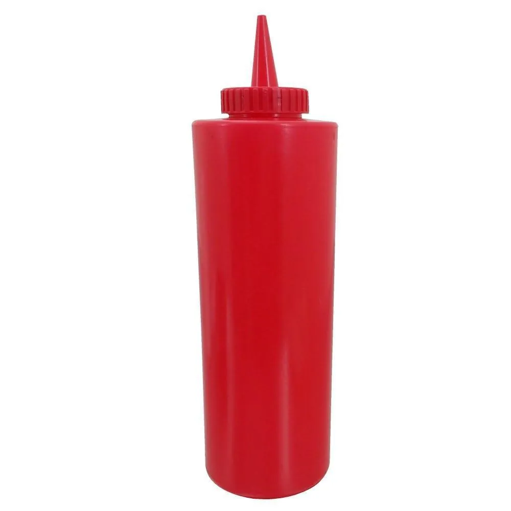 Botella Dispensador Exprimible Rojo 709.76 ml UPDATE SBR-24